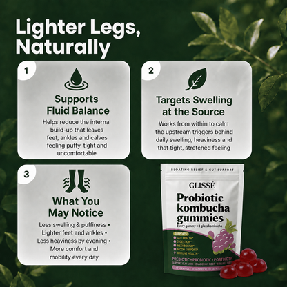 Glisse | Kombucha Gummies Swollen Feet
